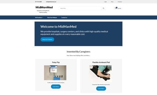 Medical Supplies Website